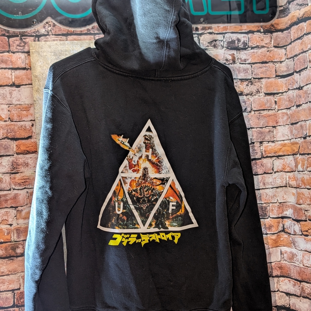 HUF Black Graphic Hoodie